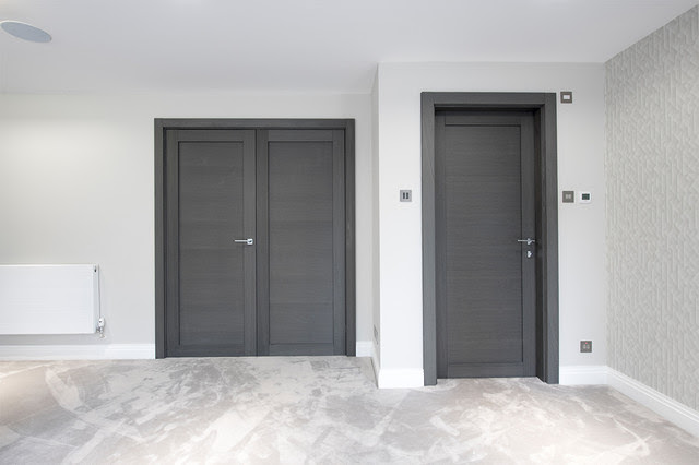 grey doors
