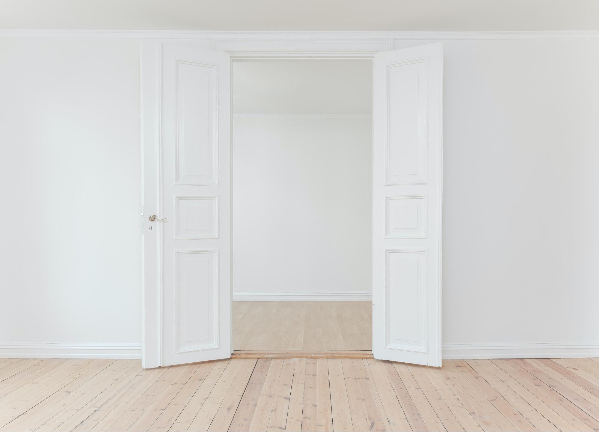 interior white doors