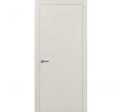 Modern Solid Interior Door with Handle | Planum 0010 Patina Antiqe 18" x 80" | Single Regural Panel Frame Trims | Bathroom Bedroom Sturdy Doors