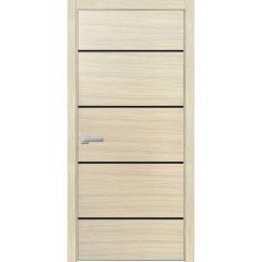 Modern Wood Interior Door with Hardware | Planum 0015 Natural Veneer | Single Panel Frame Trims | Bathroom Bedroom Sturdy Doors