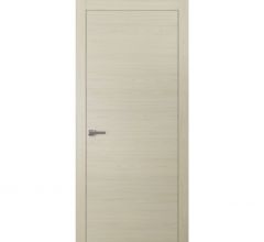 Modern Solid Interior Door with Handle | Planum 0010 Milk Ash 24" x 80" | Single Regural Panel Frame Trims | Bathroom Bedroom Sturdy Doors-24" x 80"