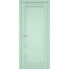 Interior Solid French Door | Veregio 7411 Oliva | Single Regular Panel Frame Trims Handle | Bathroom Bedroom Sturdy Doors 