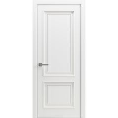 Modern Wood Interior Door with Hardware | Majestic 9007 Painted White | Single Panel Frame Trims | Bathroom Bedroom Sturdy Doors - 16" x 78"