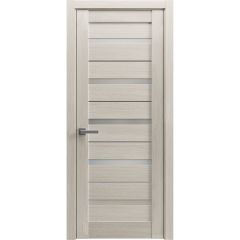Modern Wood Interior Door with Hardware | Riviera 9023 Creamy | Single Panel Frame Trims | Bathroom Bedroom Sturdy Doors - 16" x 78"