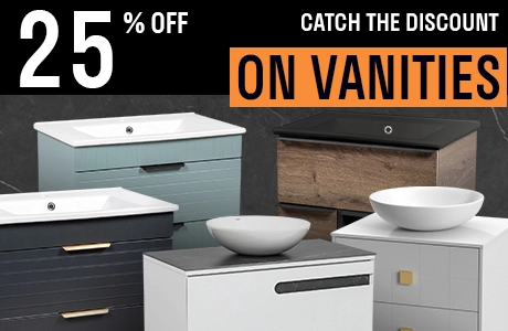 25% OFF on Vanities – Catch the Discount
