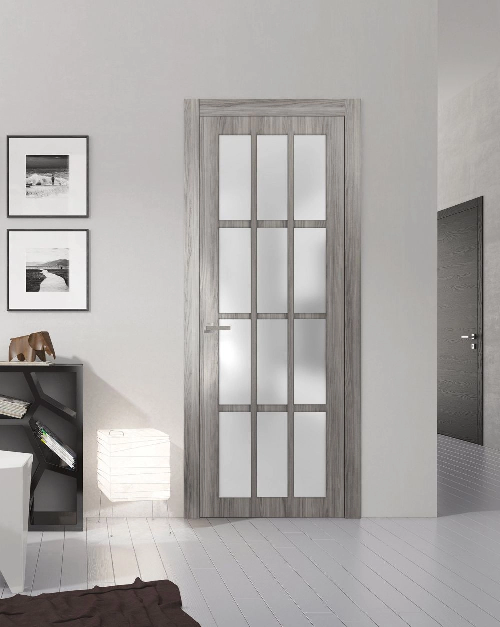 Interior Door Felicia 3312 18 x 80 Grey | Sarto Doors