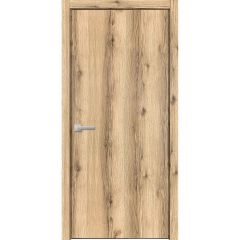 Modern Wood Interior Door with Hardware | Planum 0010 Oak | Single Panel Frame Trims | Bathroom Bedroom Sturdy Doors