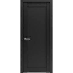 Pantry Kitchen Lite Door Hardware | Quadro 4111 Matte Black | Single Panel Frame Trims | Bathroom Bedroom Sturdy Doors 