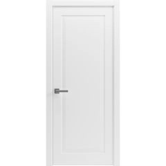 Modern Wood Interior Door with Hardware | Majestic 9004 Painted White | Single Panel Frame Trims | Bathroom Bedroom Sturdy Doors - 16" x 78"