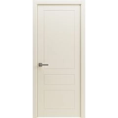 Modern Wood Interior Door with Hardware | Majestic 9013 Painted Creamy | Single Panel Frame Trims | Bathroom Bedroom Sturdy Doors - 16" x 78"