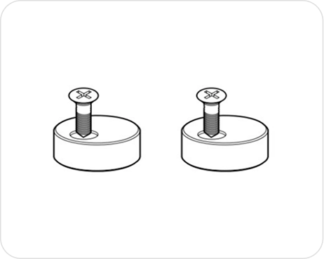 E – anti-jump discs with screws