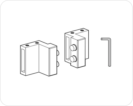 F – door stops with Allen wrench