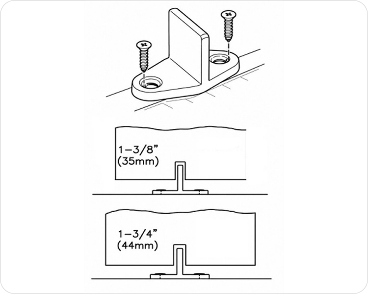 T-Shape Guide Groove