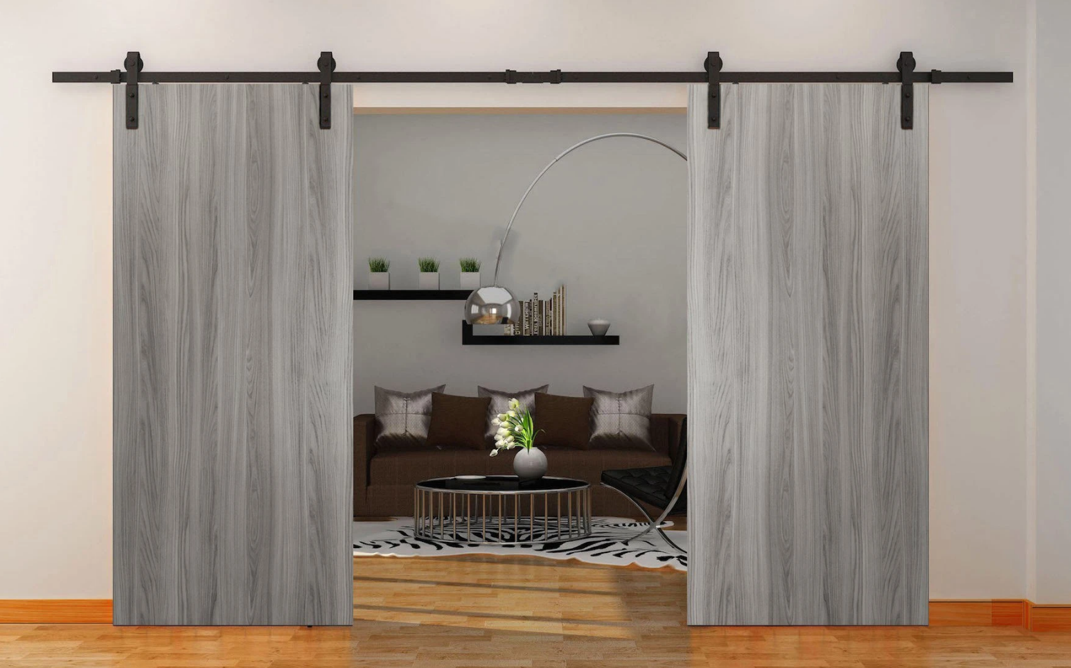 64 Populer Double Barn Doors Interior Ideas Pintu Kay 